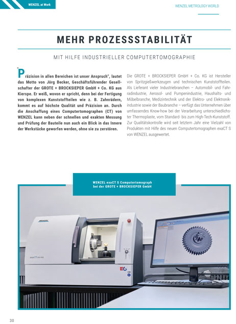 g+b in der WENZEL Metrology World 2021